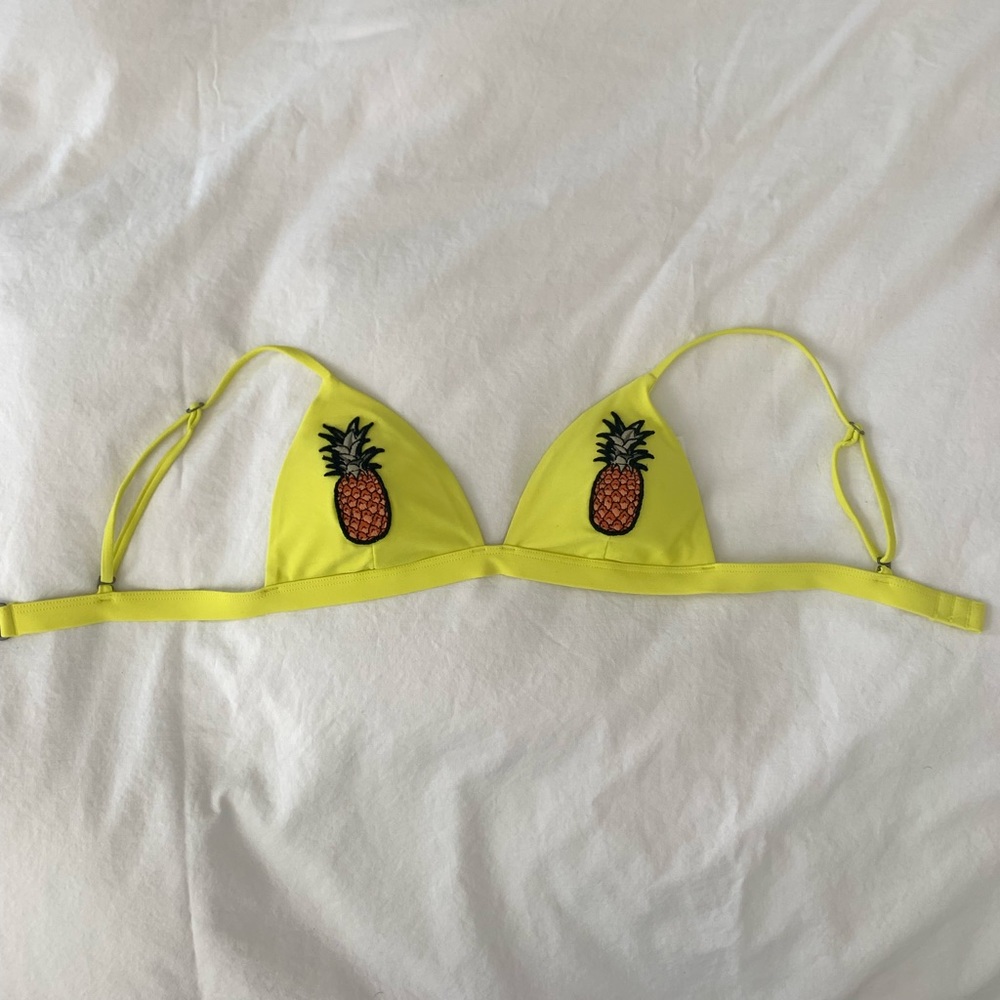 Hollister triangle bikini top